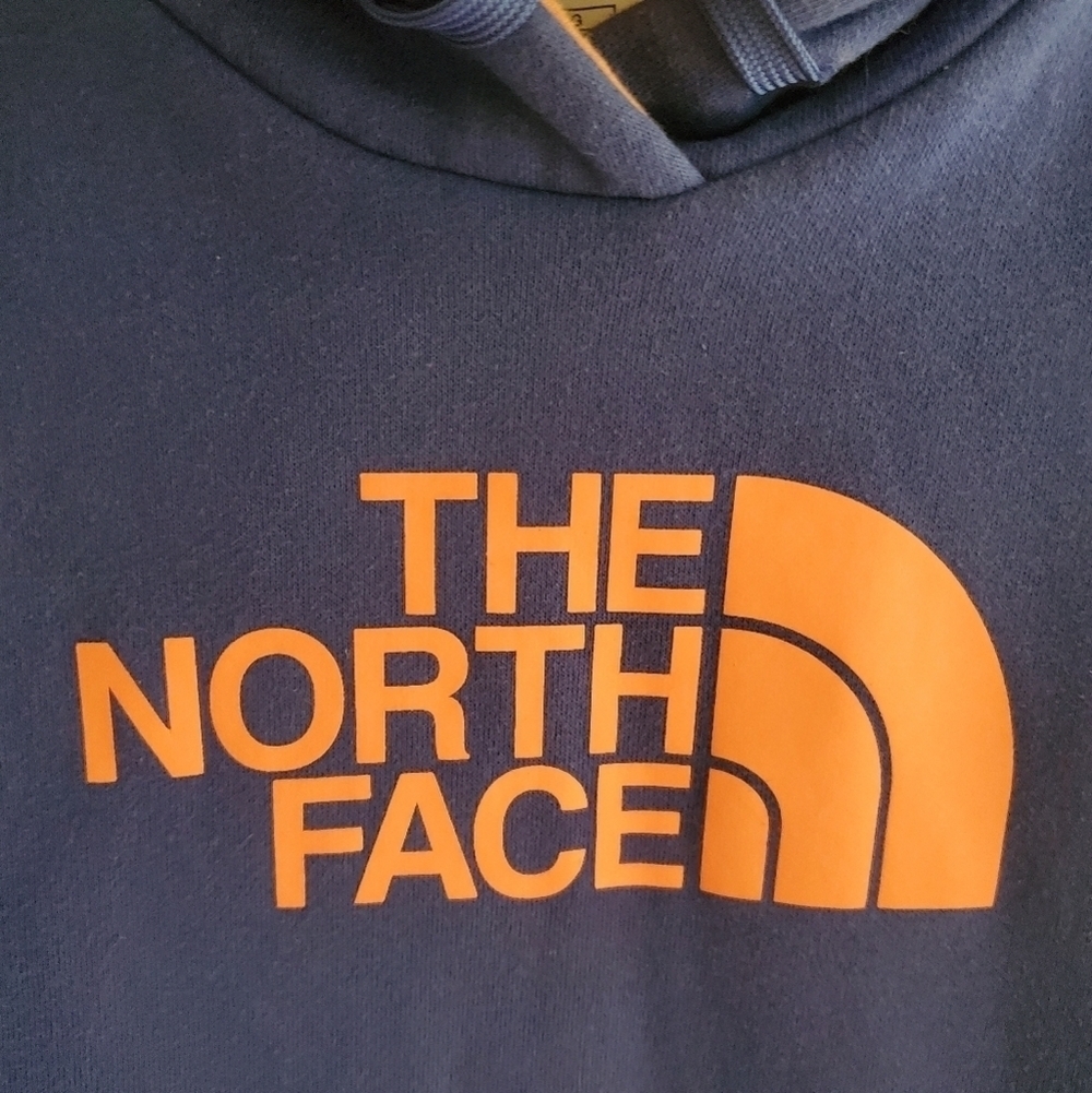 THE NORTH FACE LOGO PULLOVER HOODIE PURPLE CORAL WOMANS SZ LG - Picture 3 of 6